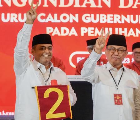 Paslon Gubernur dan Wagub Riau 2024, Nasir-Wardan (foto/Yuni)